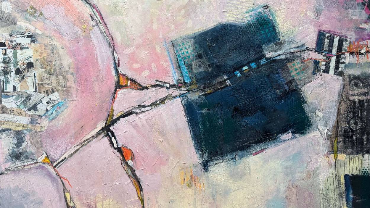 Expressive, Mixed-Media Abstract Art for Modern Homes & Workspaces - 