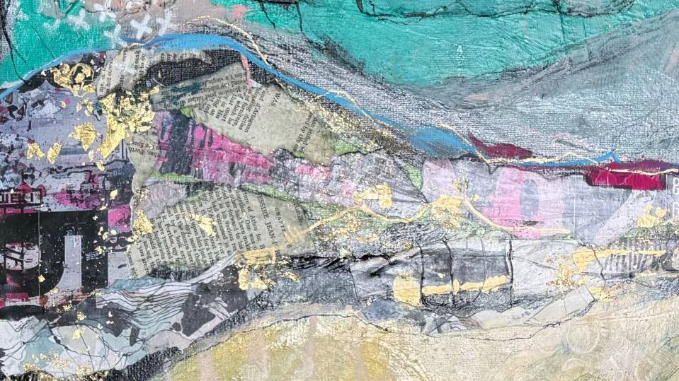 Expressive, Mixed-Media Abstract Art for Modern Homes & Workspaces - 