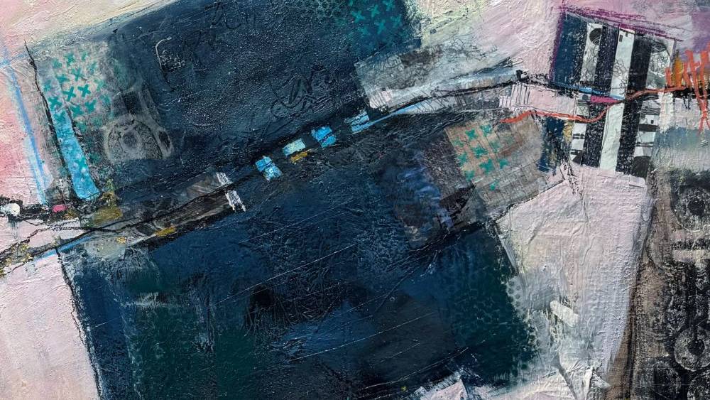 Expressive, Mixed-Media Abstract Art for Modern Homes & Workspaces - 