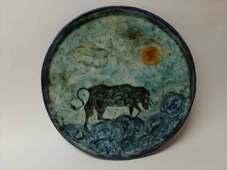 Bull Crossing The Sea - Morag MacInnes