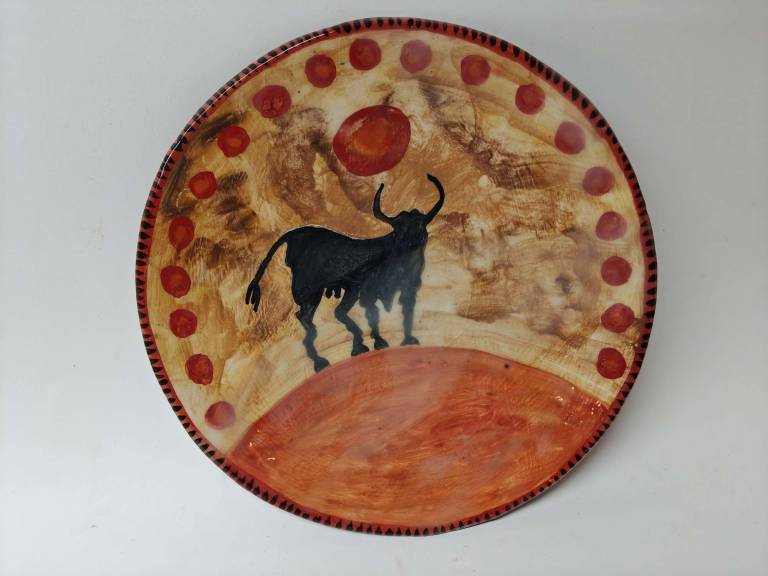 Bull In Heat Haze - Morag MacInnes