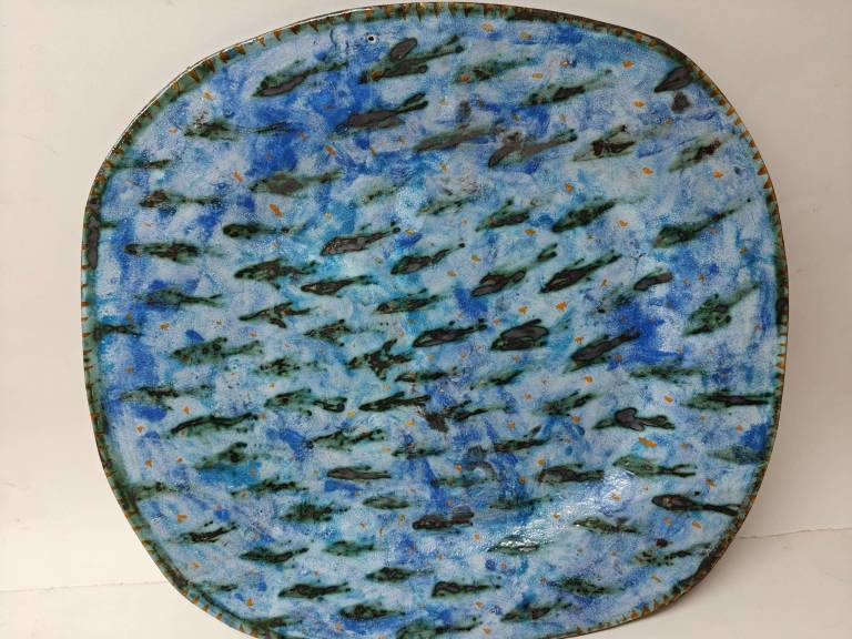 Shoal of Fish big platter - Morag MacInnes