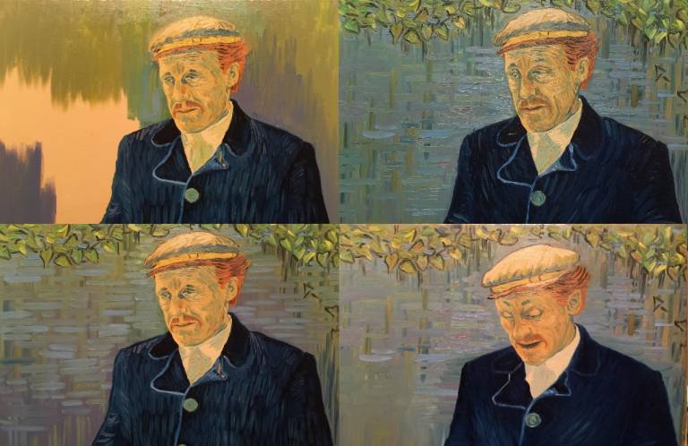 Four frames of Dr Gachet, - Sarah Wimperis