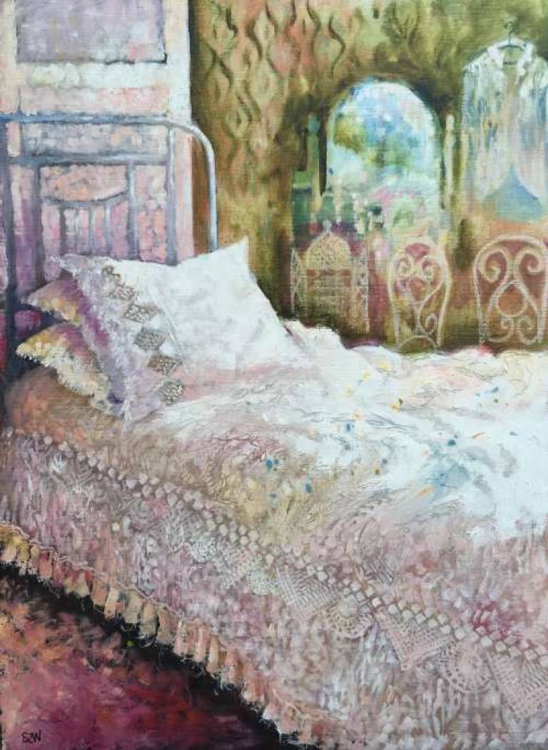 White Bed - Sarah Wimperis