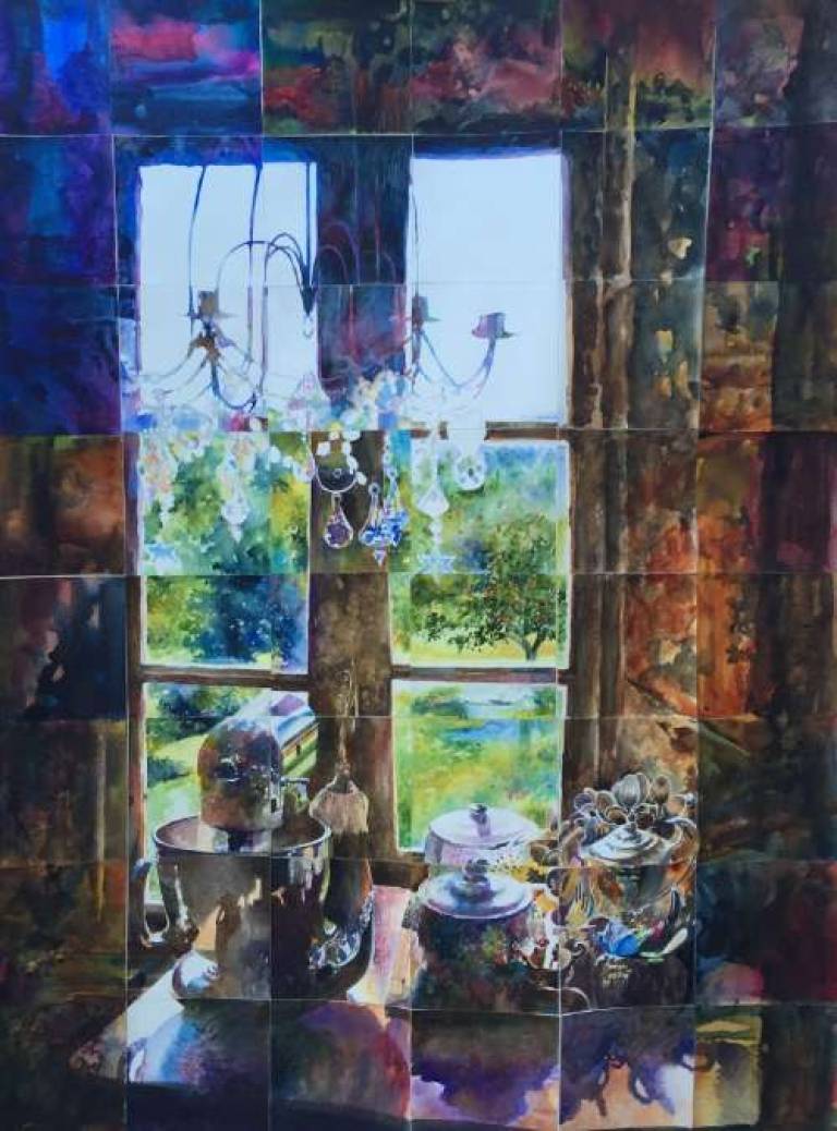 French Kitchen Window - Sarah Wimperis