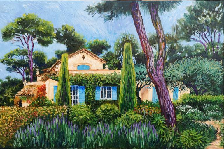 Blue Shutters II - Sarah Wimperis