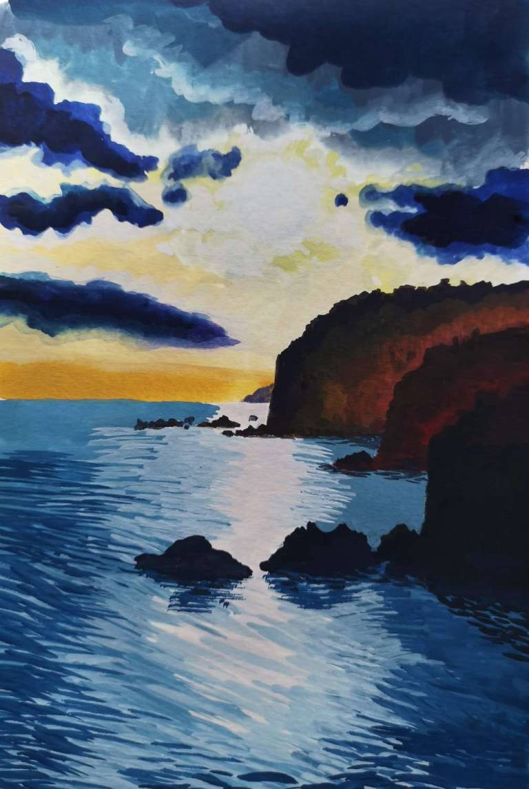 Sunrise with Clouds - Sarah Wimperis