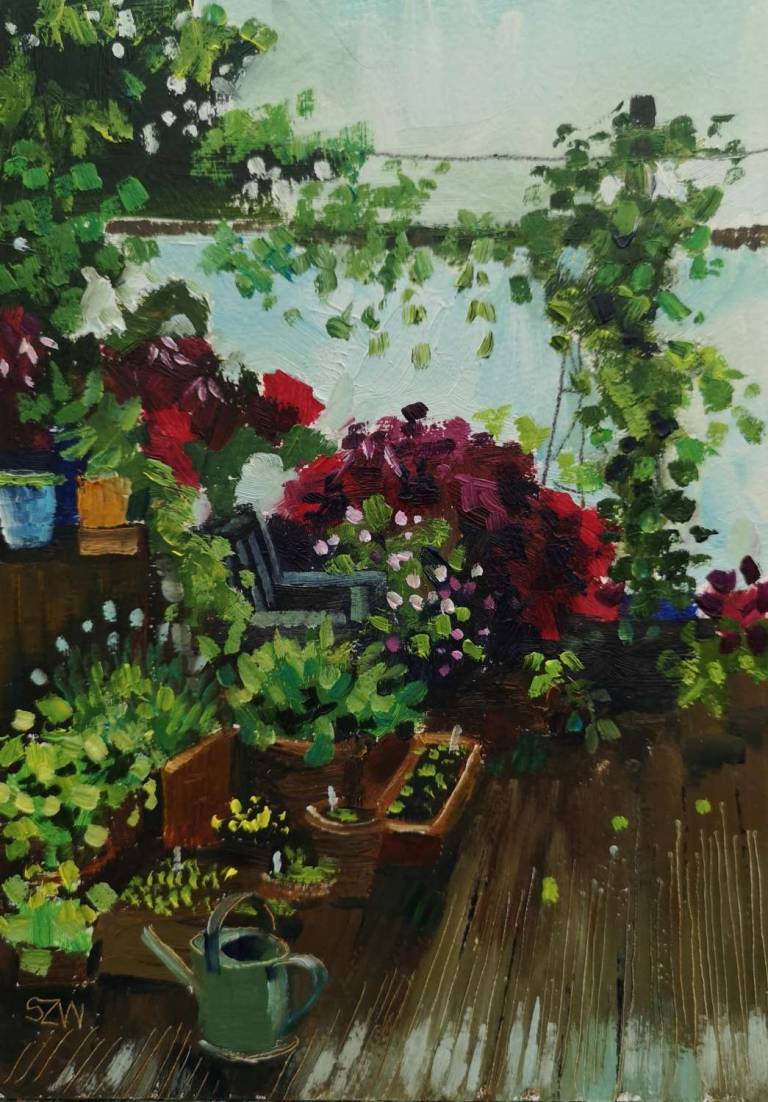 Rain Garden 5th May 2020 - Sarah Wimperis