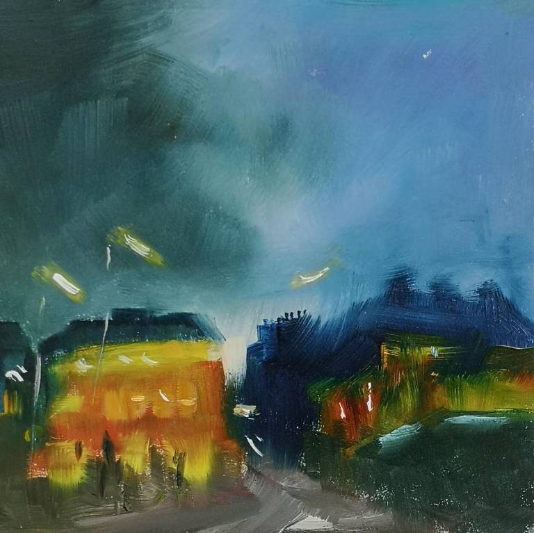 Evening Town - Sarah Wimperis