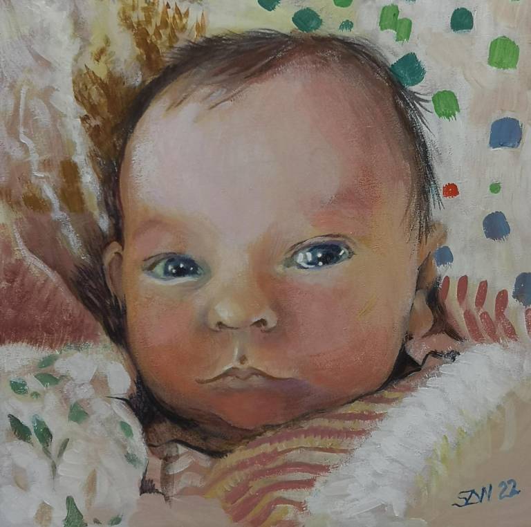 Layla a Few Days Old - Sarah Wimperis