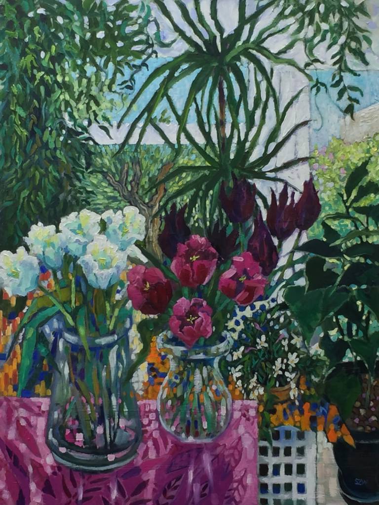 Tulips From the Garden - Sarah Wimperis