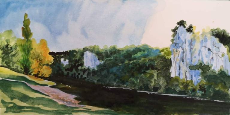 Early Morning River - Sarah Wimperis