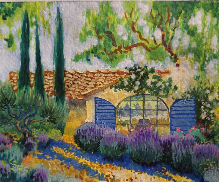 Garden with Trees - Sarah Wimperis