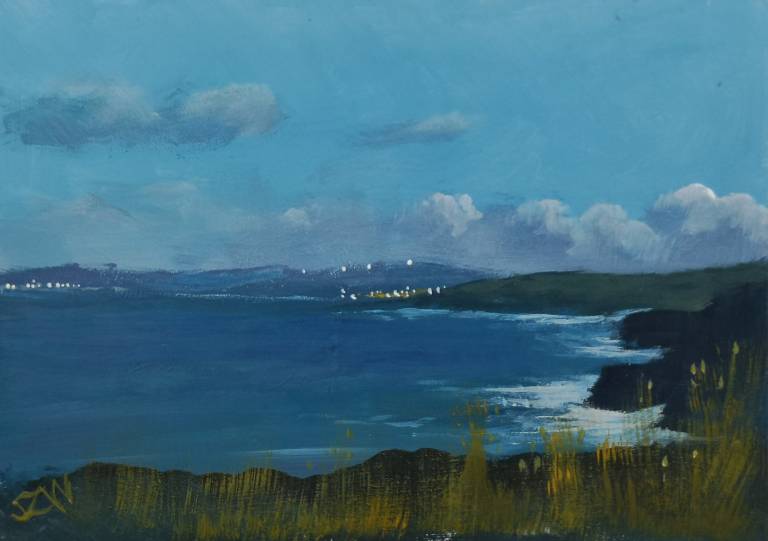 Winter Across Mounts Bay - Sarah Wimperis