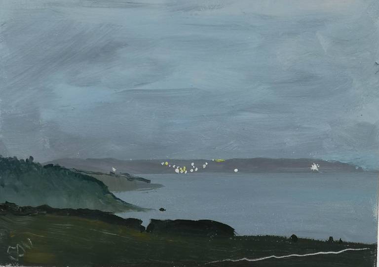 Winter Across Falmouth Bay - Sarah Wimperis
