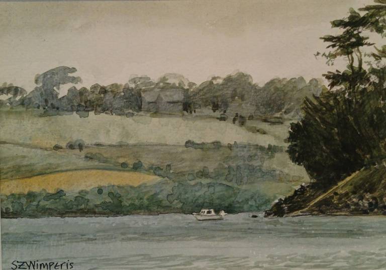 Across the River, Winter Light - Sarah Wimperis