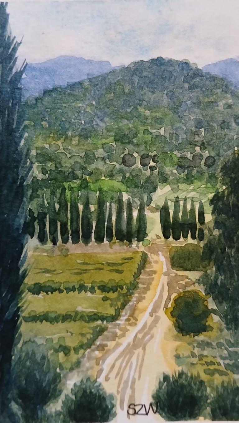 Provence Landscape - Sarah Wimperis