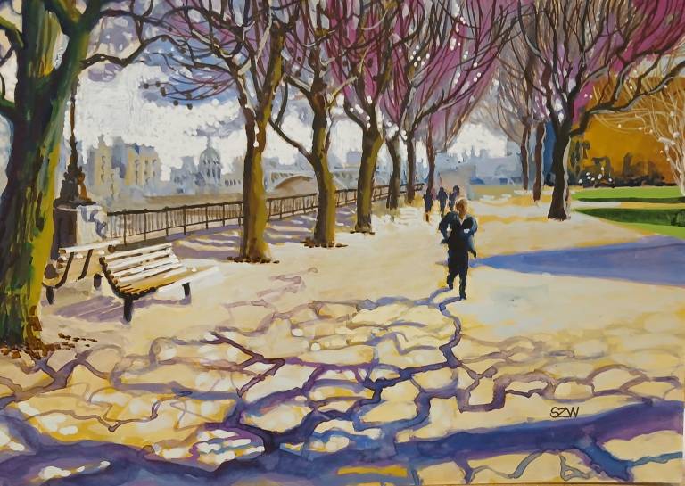 Southbank Shadows - Sarah Wimperis