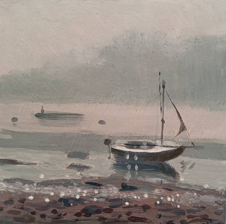 Misty Creek, Low Tide - Sarah Wimperis
