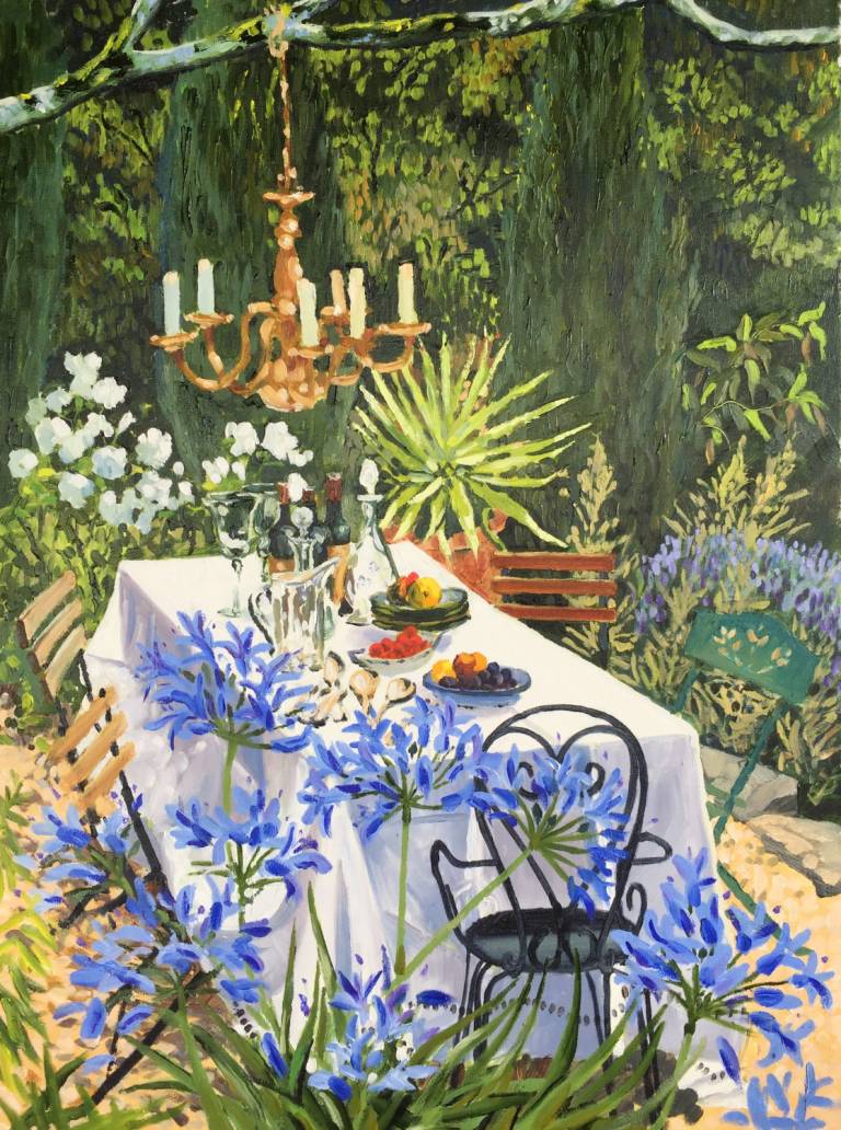 A Garden Table  - Sarah Wimperis