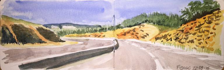French Roads Sketchbook - Sarah Wimperis