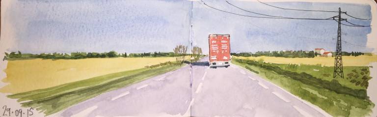 French Roads Sketchbook - Sarah Wimperis