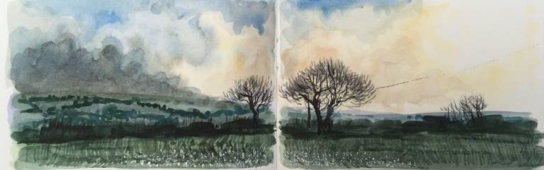 A Cornish Winter sketchbook - Sarah Wimperis