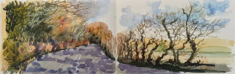 A Cornish Winter sketchbook - Sarah Wimperis