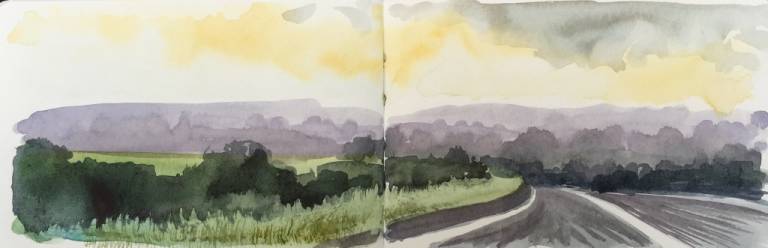 A Cornish Winter sketchbook - Sarah Wimperis