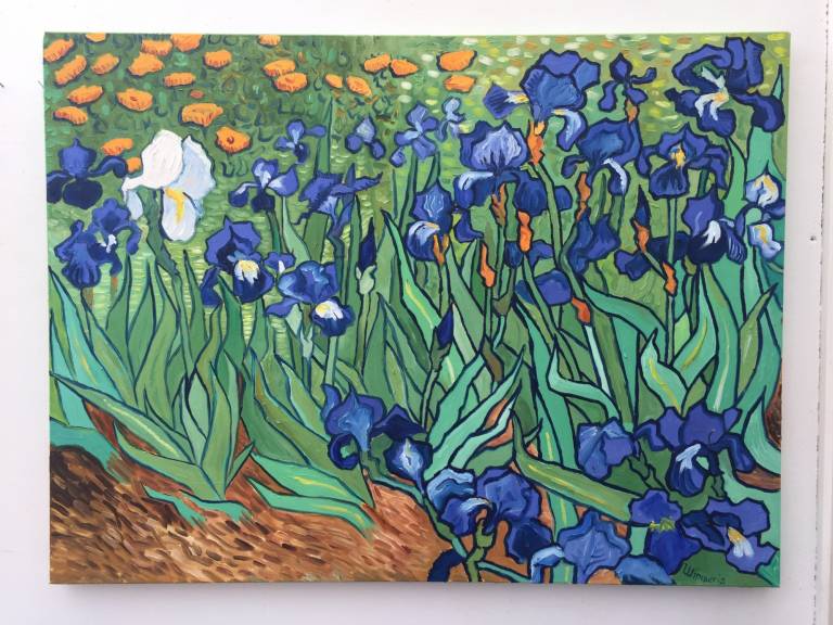 Charity Irises - Sarah Wimperis