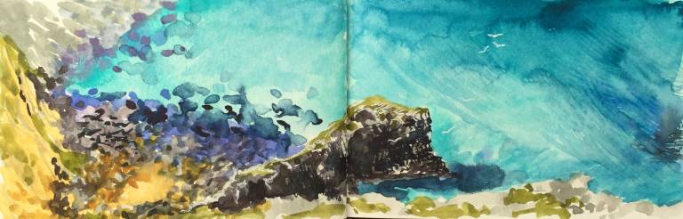 Cornish Coast Sketchbook - Sarah Wimperis