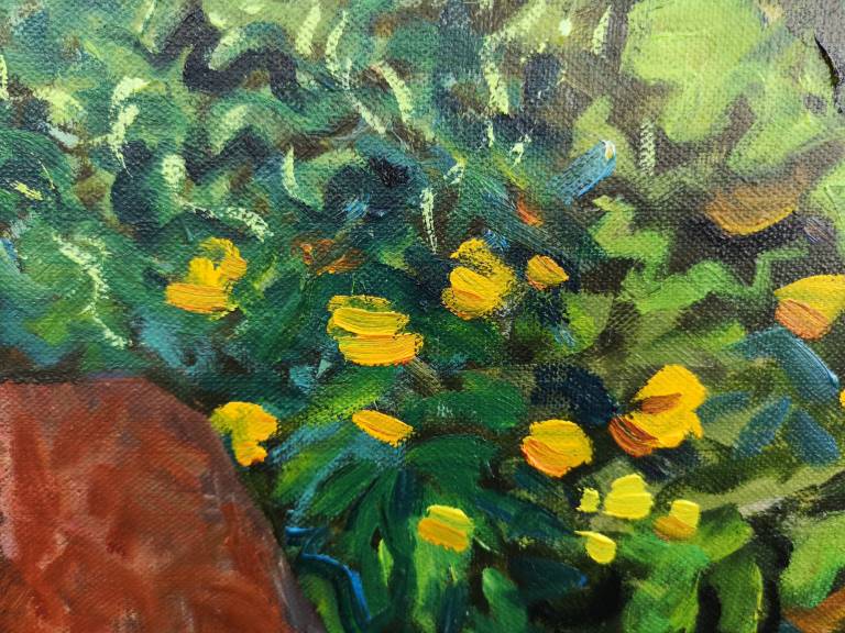 Pottager with Cherry Trees - Sarah Wimperis