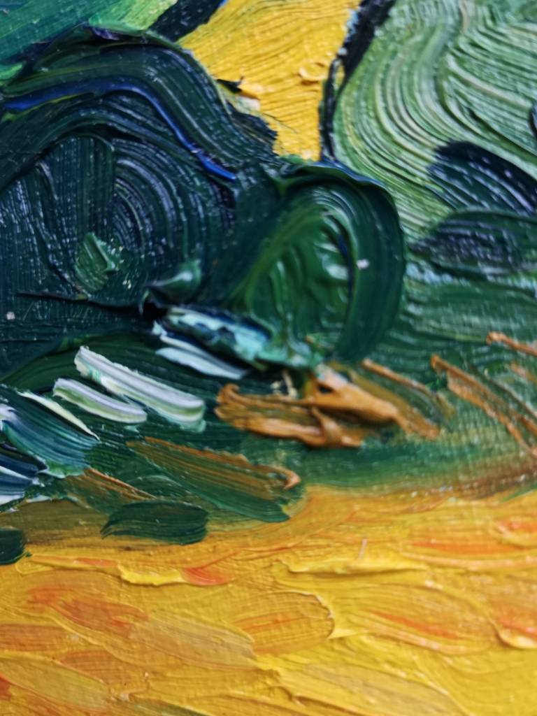 Wheat field with Cypress, After Vincent. - Sarah Wimperis