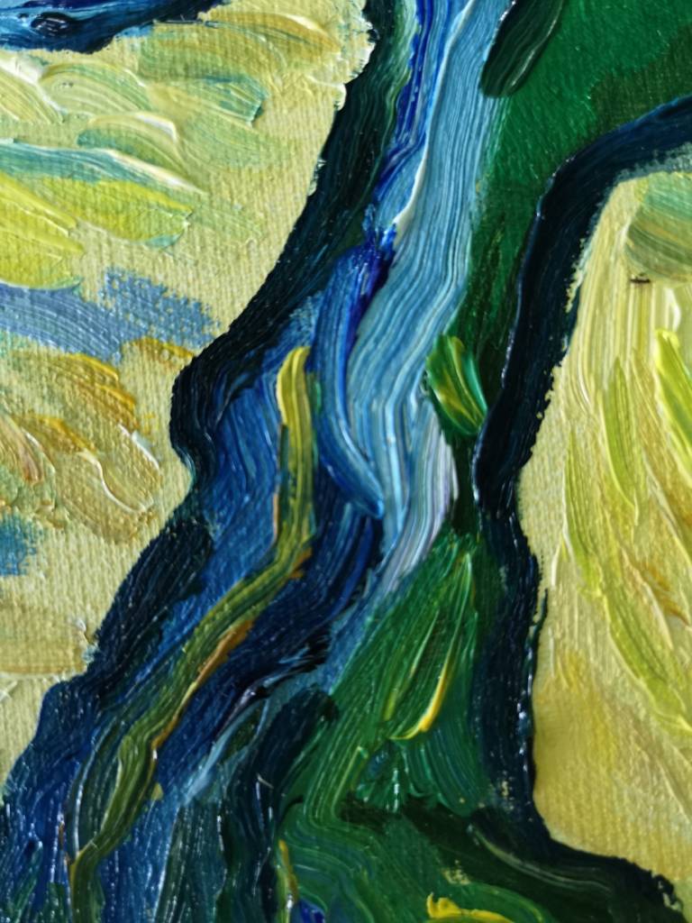 Olive Grove After Vincent, - Sarah Wimperis