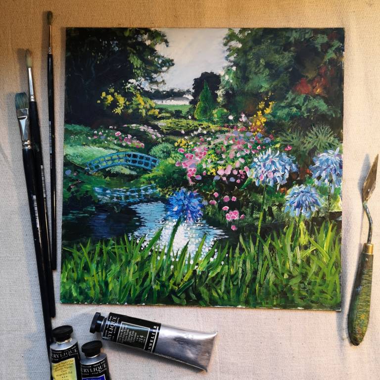 Garden in Springtime - Sarah Wimperis