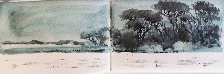 Woven Waters, Cornwall Sketchbook - Sarah Wimperis