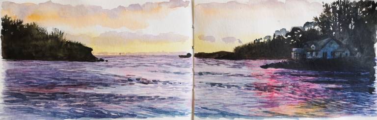 Woven Waters, Cornwall Sketchbook - Sarah Wimperis