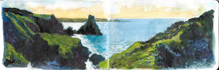 Woven Waters, Cornwall Sketchbook - Sarah Wimperis