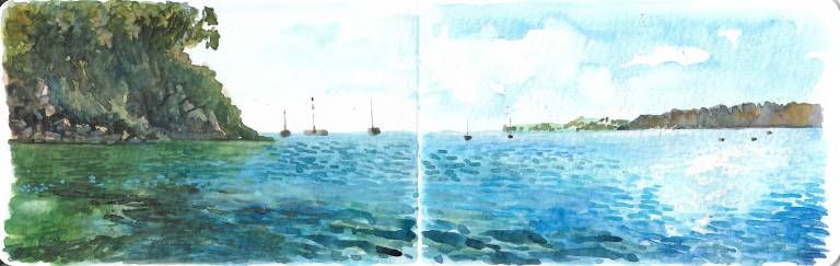 Woven Waters, Cornwall Sketchbook - Sarah Wimperis