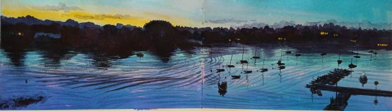 Summer on the Helford Sketchbook (WIP) - Sarah Wimperis