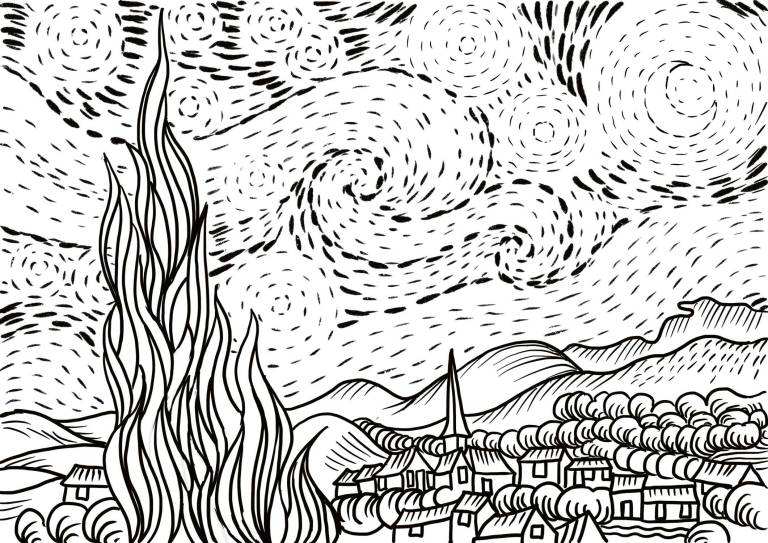 Starry Night from Vincent - Sarah Wimperis