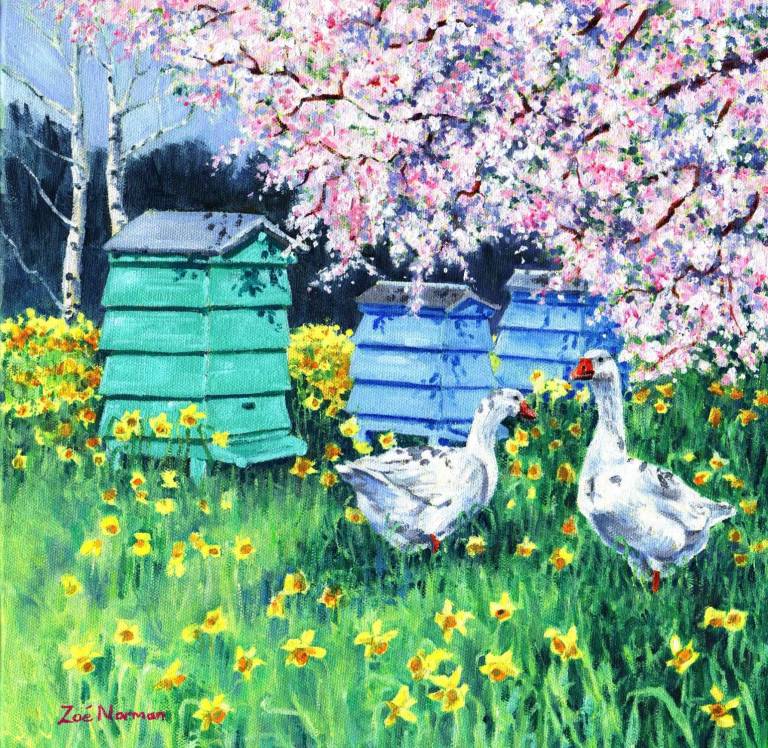 Geese and Beehives - Zoe Elizabeth Norman