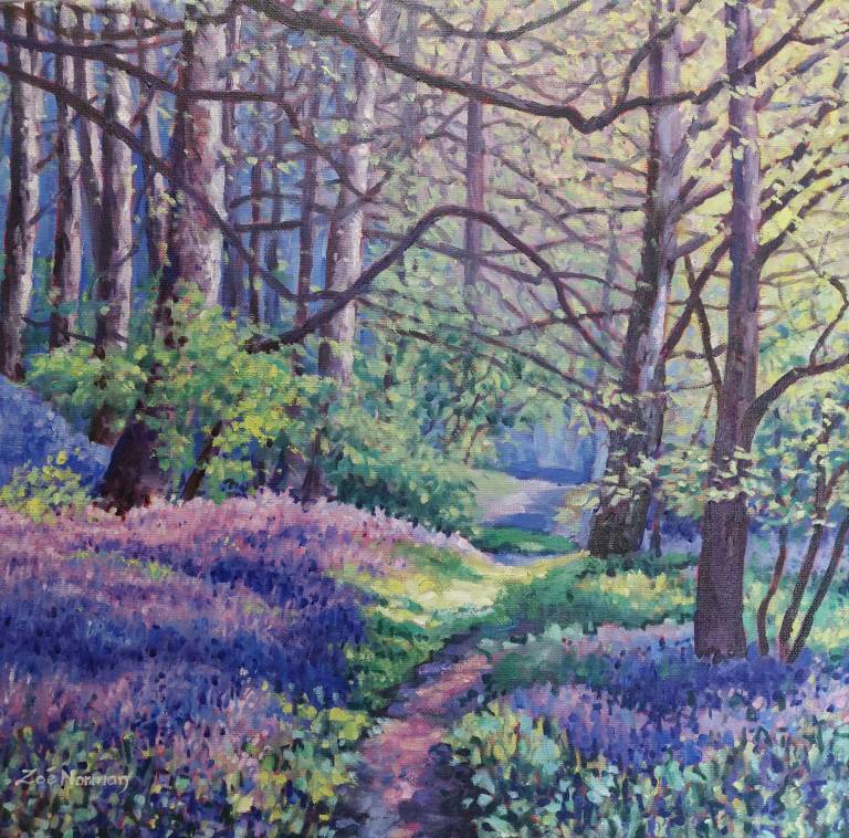 Path through the Bluebells - Zoe Elizabeth Norman