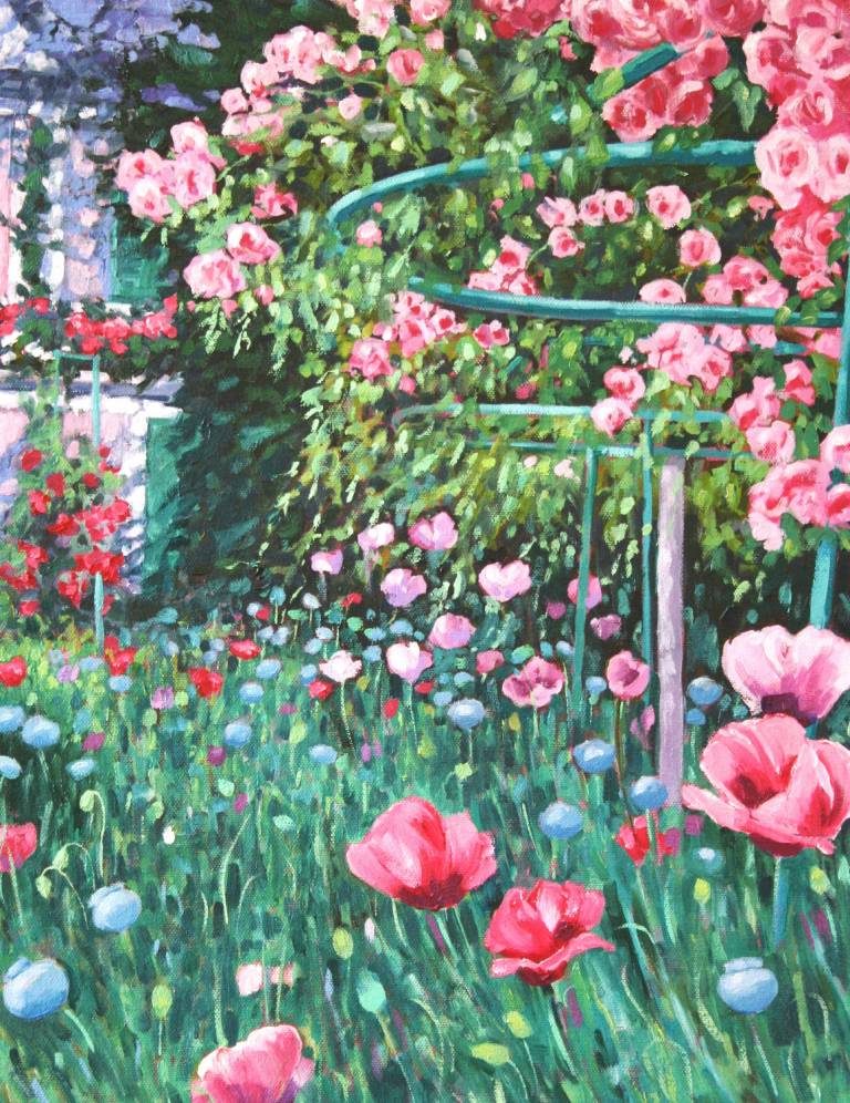 Monet's Roses - Zoe Elizabeth Norman