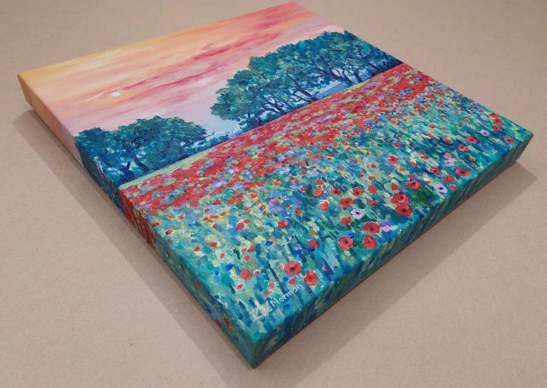 Evening Poppy Meadow - Zoe Elizabeth Norman