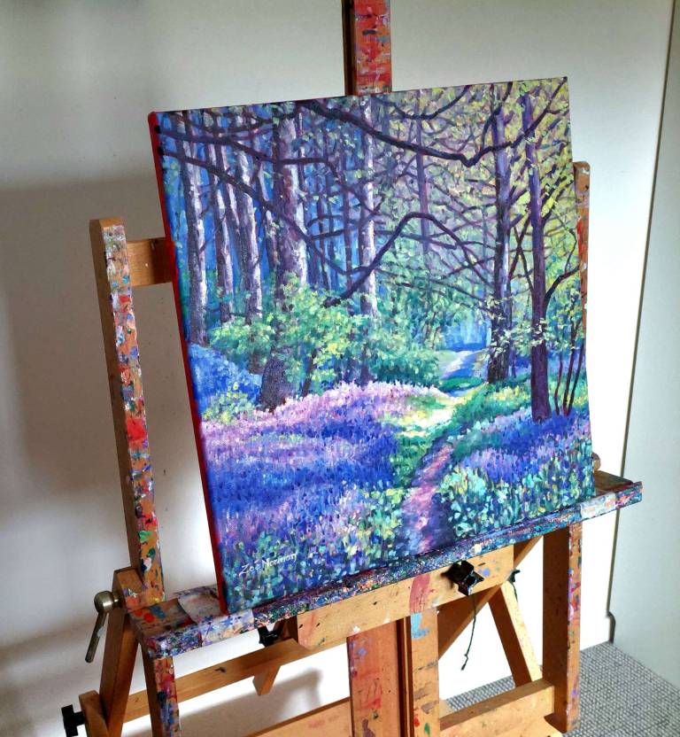 Path through the Bluebells - Zoe Elizabeth Norman