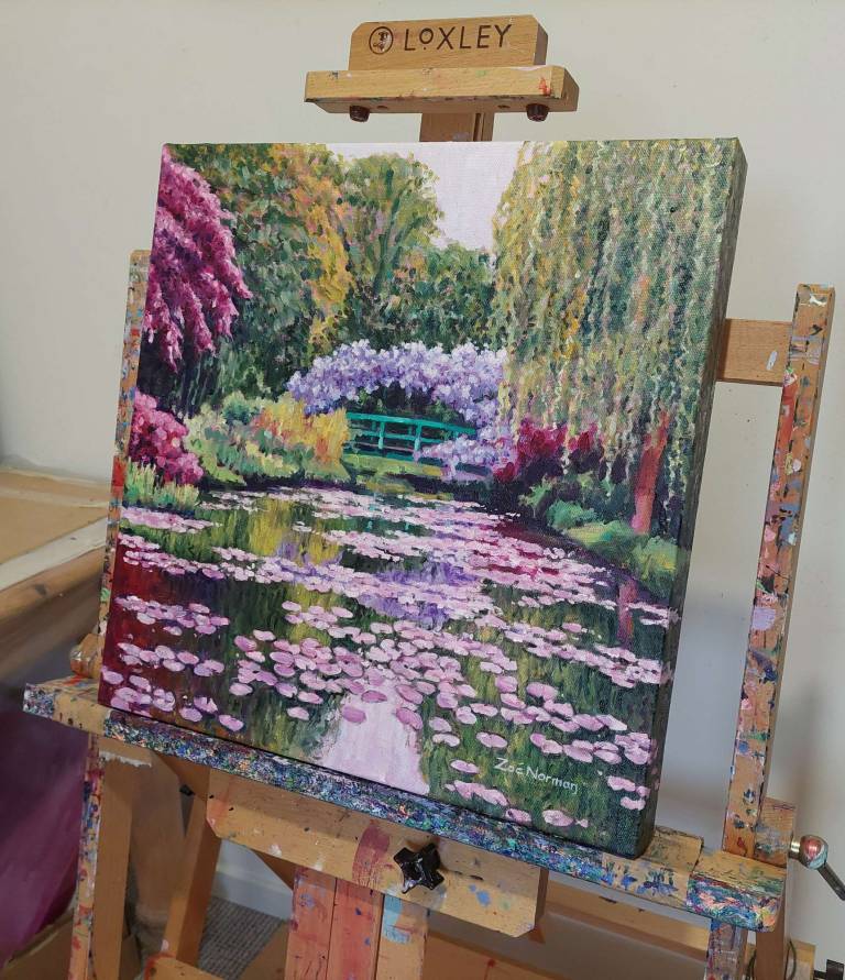 Monet's bridge and reflections - Zoe Elizabeth Norman