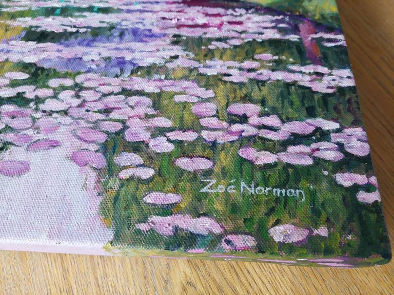 Monet's bridge and reflections - Zoe Elizabeth Norman