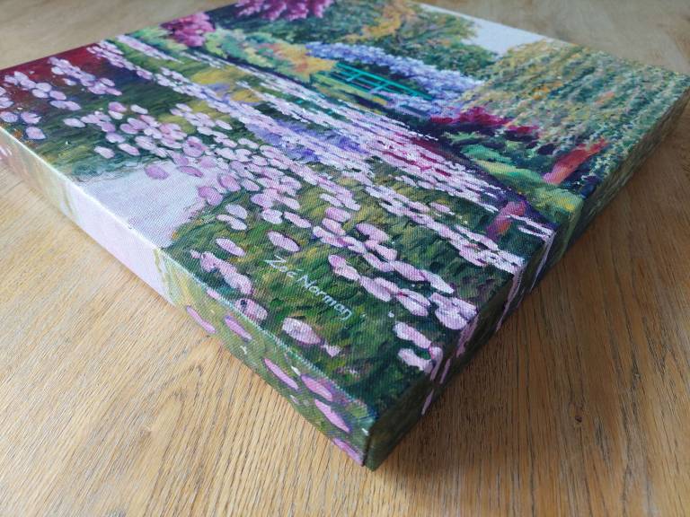 Monet's bridge and reflections - Zoe Elizabeth Norman