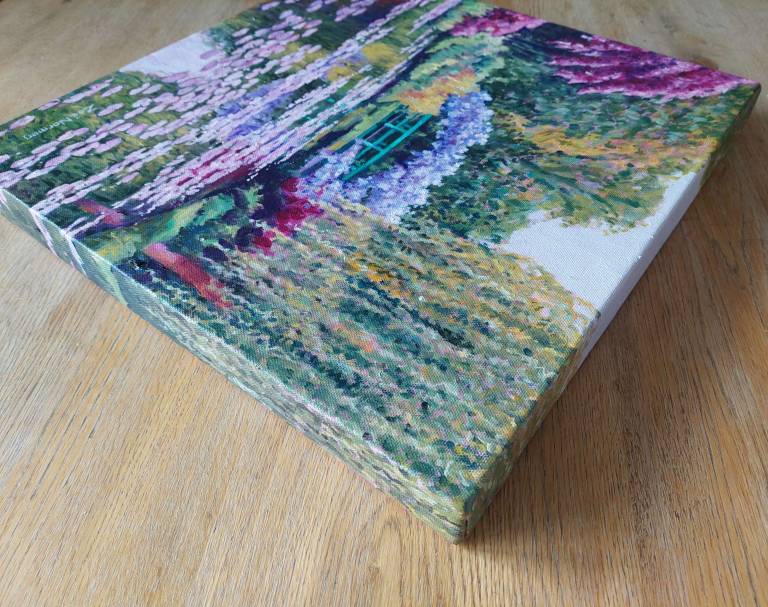 Monet's bridge and reflections - Zoe Elizabeth Norman